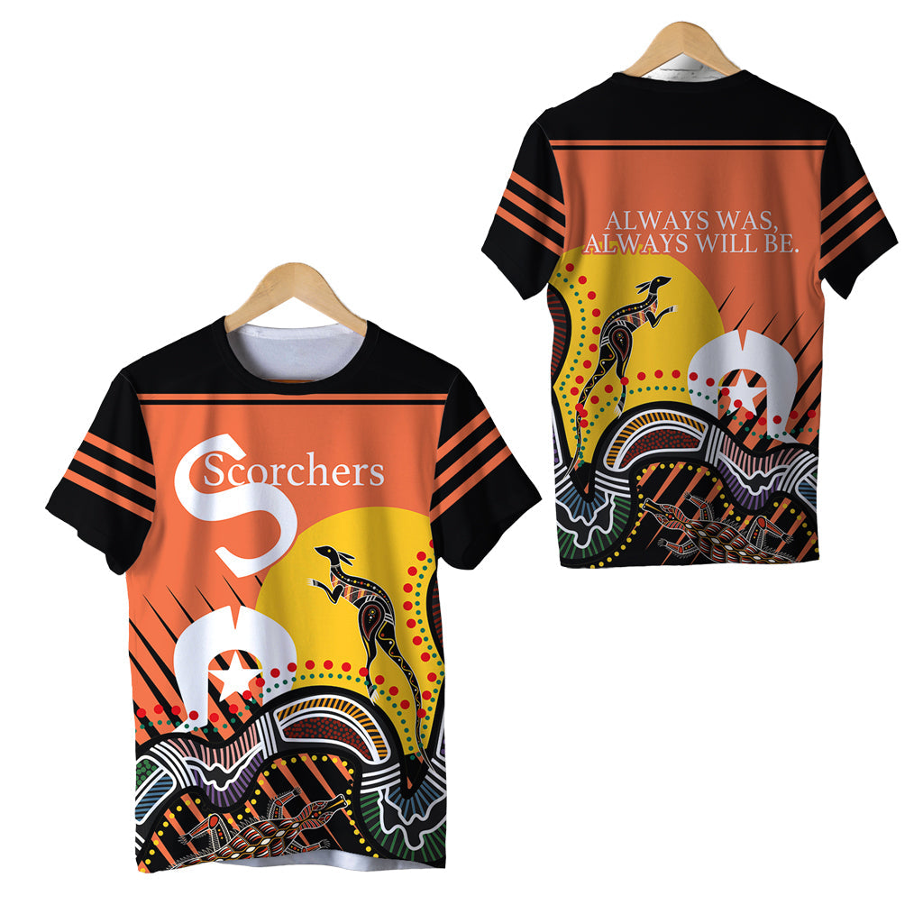 Perth T shirt Scorchers NAIDOC Week Aboriginal - LT16 - Vibe Hoodie Shop