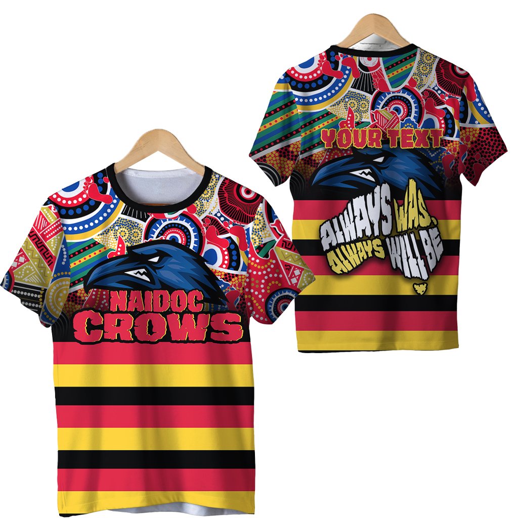 (Custom Personalised) Adelaide NAIDOC Week T shirt Crows Aboriginal Special Style - Vibe Hoodie Shop