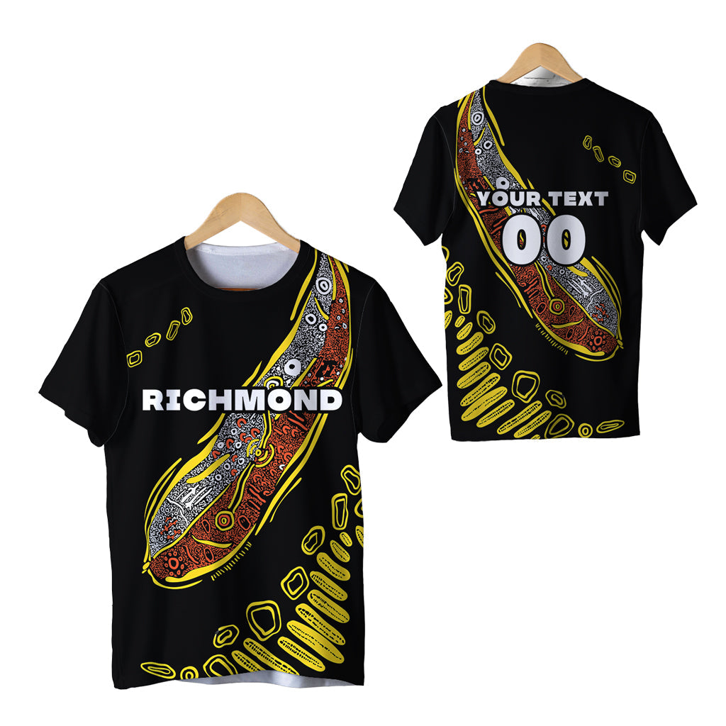 (Custom Personalised) Richmond T shirt Aboriginal Sport Style LT16 - Vibe Hoodie Shop