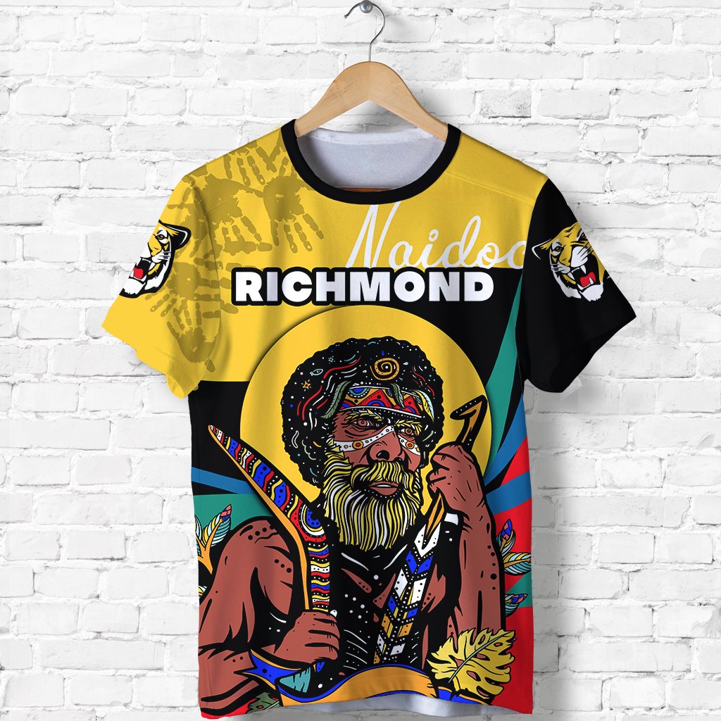 (Custom Personalised) Richmond NAIDOC Week T shirt Tigers Indigenous Special Style - Vibe Hoodie Shop