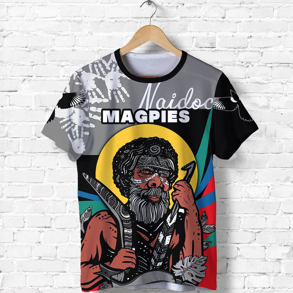 (Custom Personalised) Magpies NAIDOC Week T shirt Collingwood Indigenous Special Style - Vibe Hoodie Shop