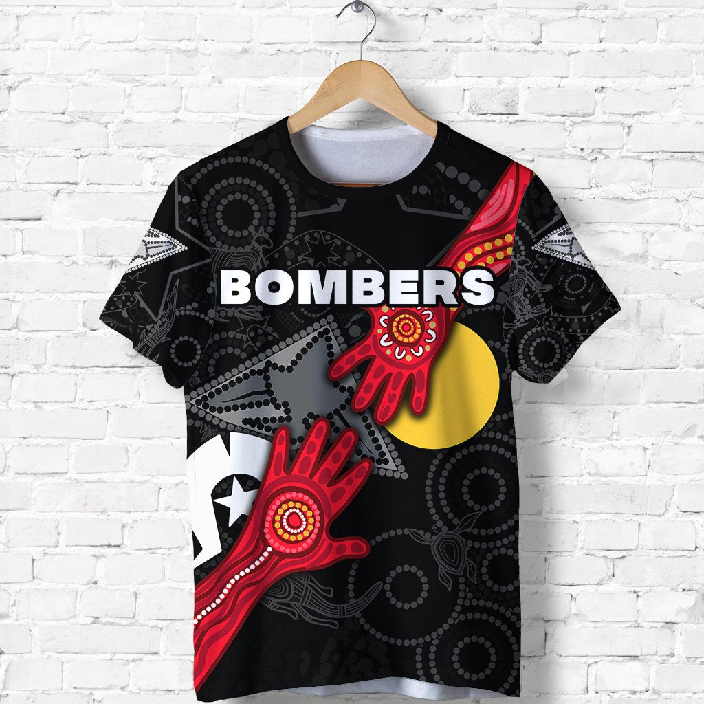 (Custom Personalised) Bombers NAIDOC Week T shirt Essendon Aboriginal - Vibe Hoodie Shop