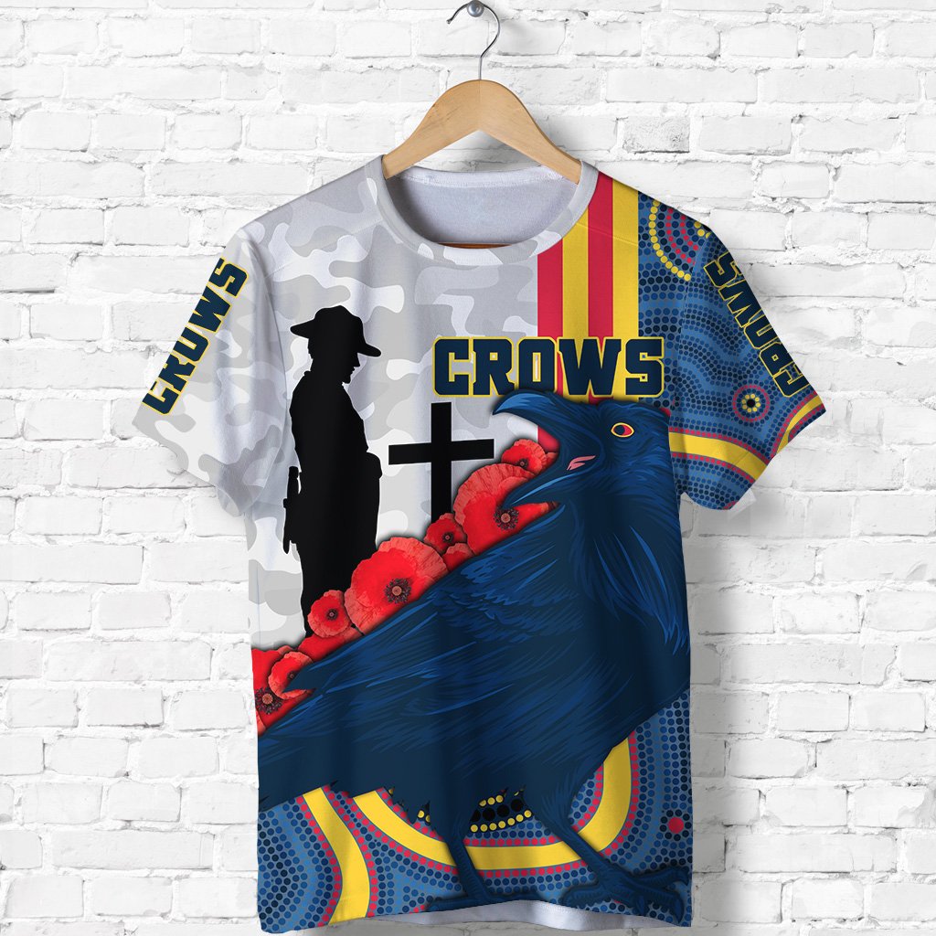 Adelaide T shirt Special Crows ANZAC Day - Vibe Hoodie Shop