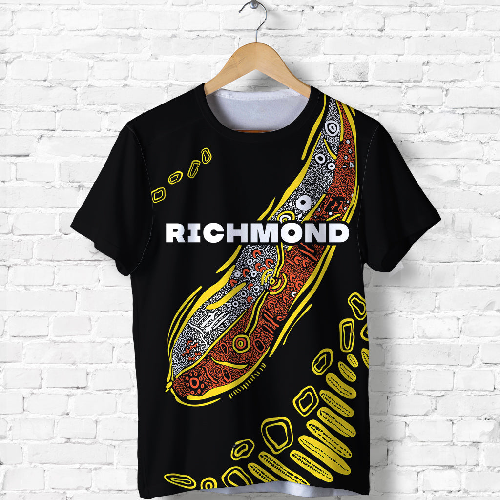 (Custom Personalised) Richmond T shirt Aboriginal Sport Style LT16 - Vibe Hoodie Shop