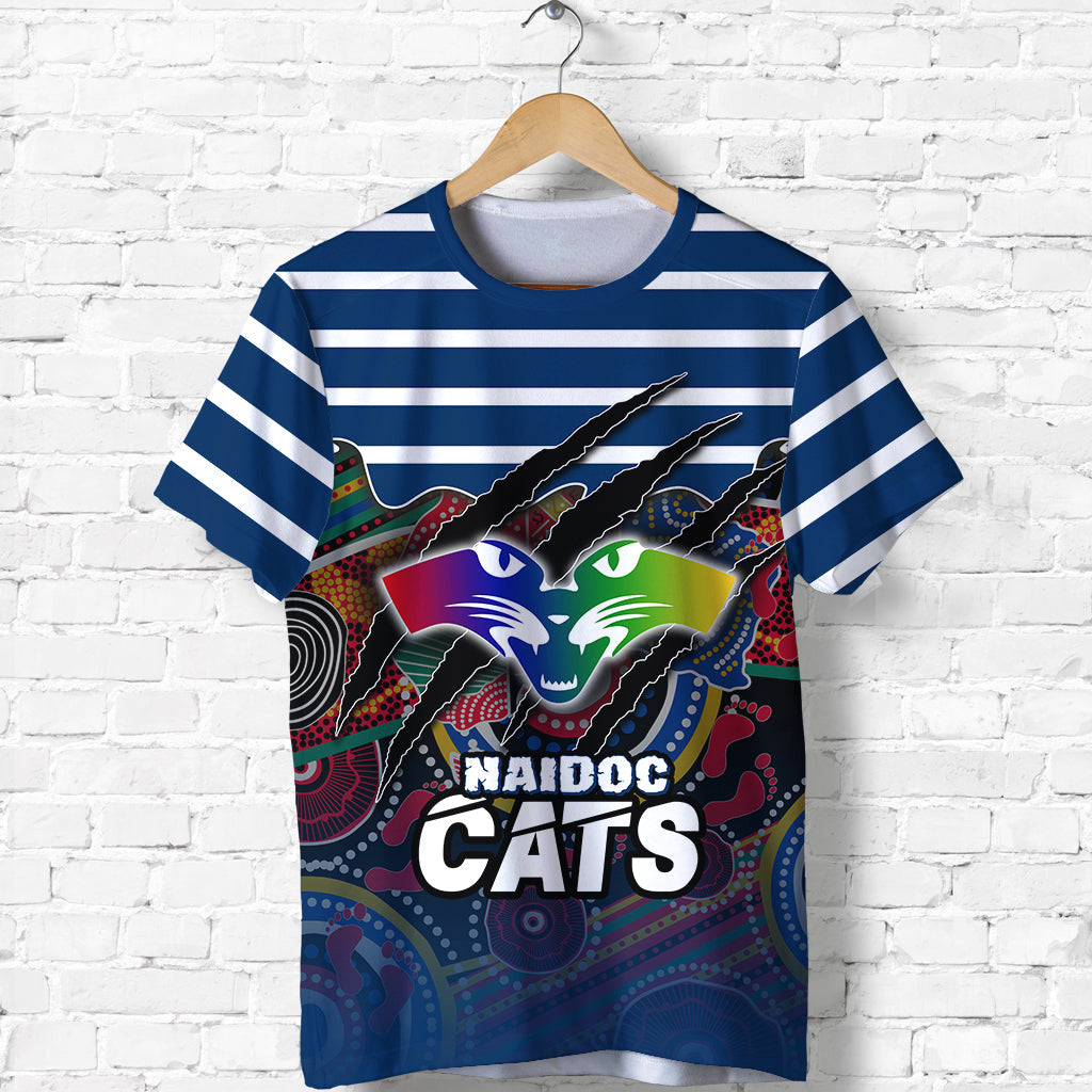 (Custom Personalised) Geelong NAIDOC Week T shirt Cats Aboriginal Version Special LT16 - Vibe Hoodie Shop