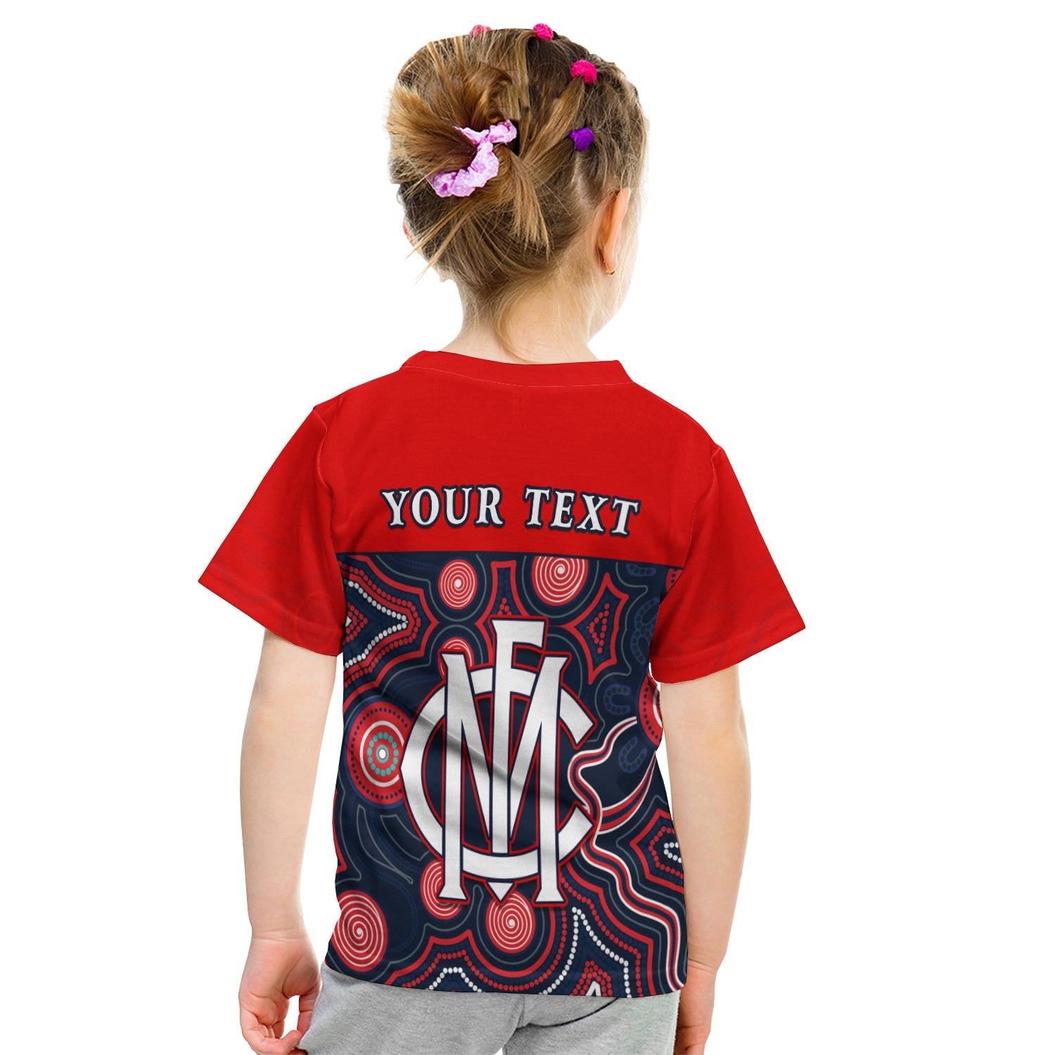 (Custom Personalised) Melbourne Demons 2021 T shirt KID - We are the Champions - Vibe Hoodie Shop