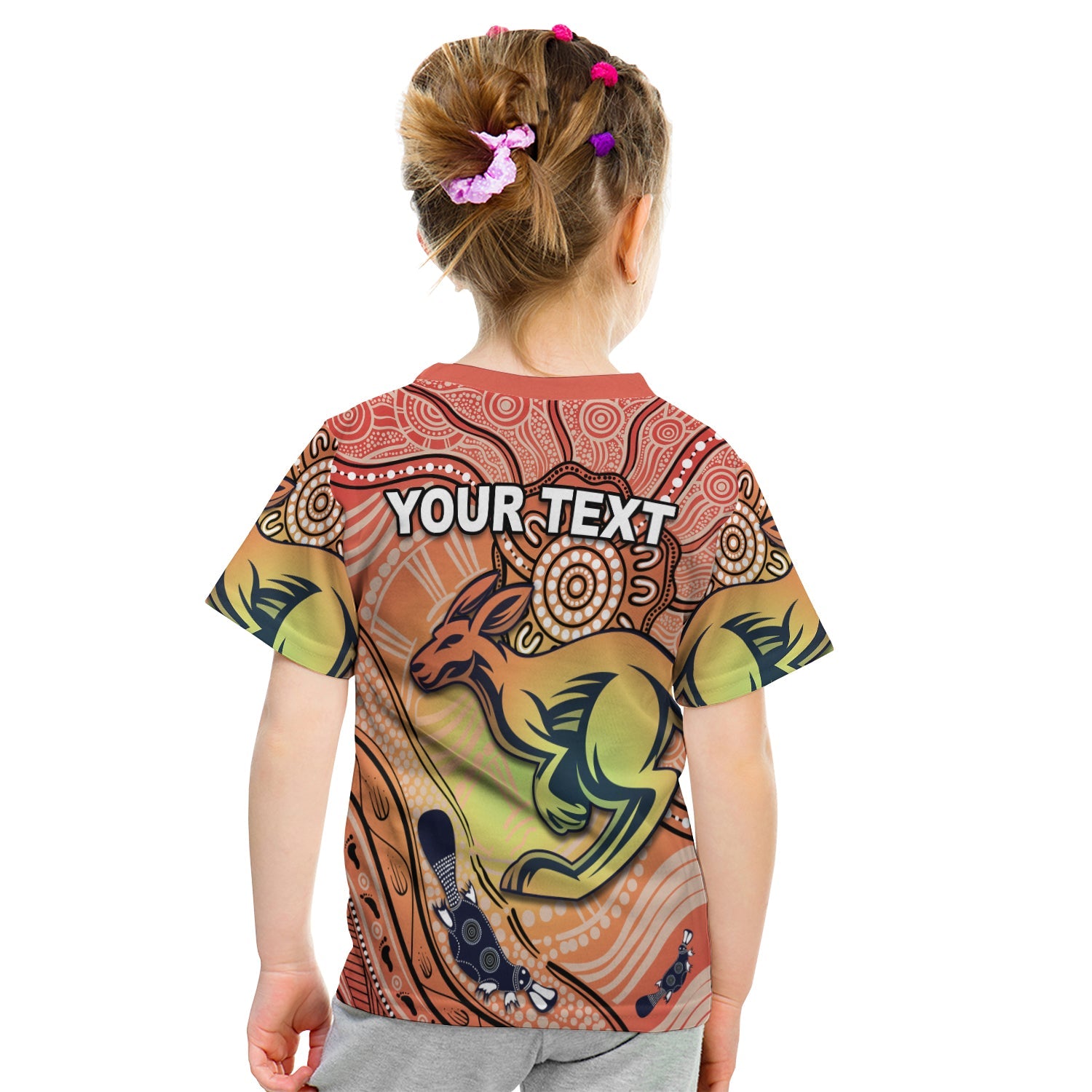 (Custom Personalised) Kangaroos Indigenous T shirt KID Beautiful Life - Vibe Hoodie Shop