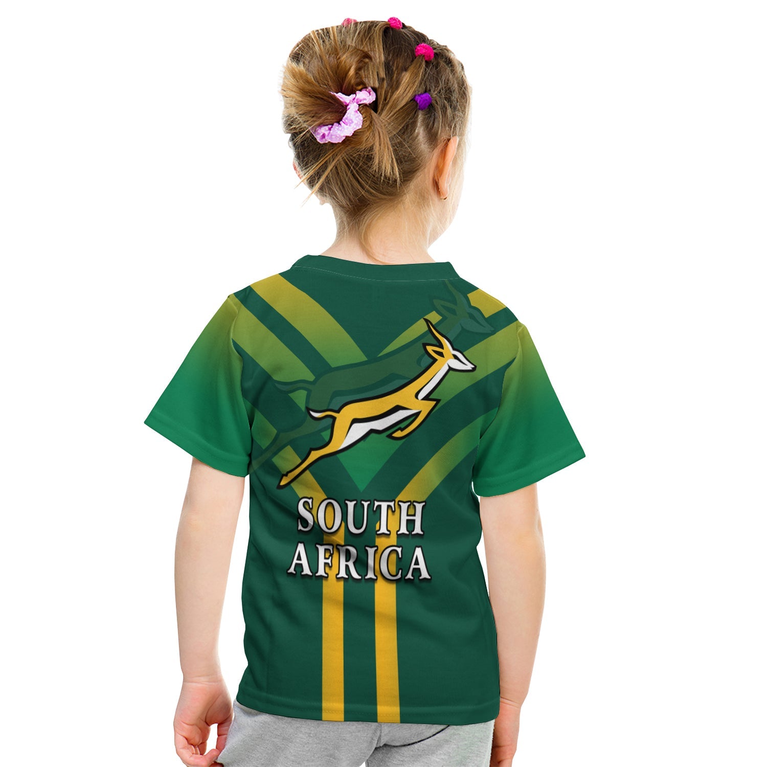 South Africa Rugby 2021 T shirt KID Bokke Version Special - Vibe Hoodie Shop