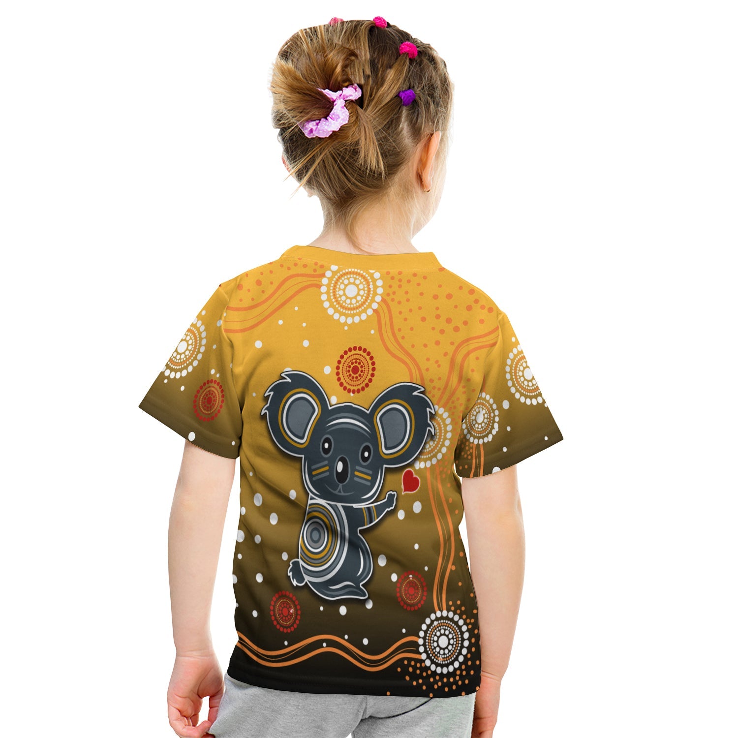 (Custom Personalised) Koala Indigenous T shirt KID Aboriginal Aussie - Vibe Hoodie Shop