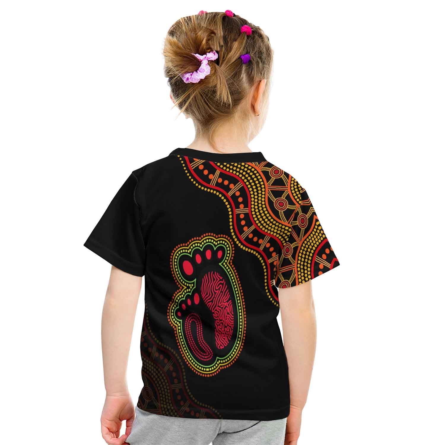 (Custom Personalised) Australia Mother Day Aboriginal T shirt KID The Greatest MOM - Vibe Hoodie Shop