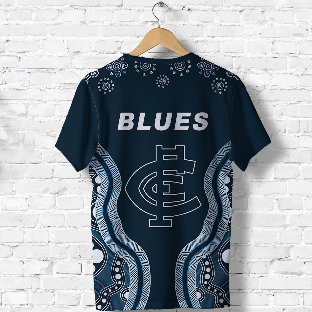 (Custom Personalised) Go Blues T shirt Simple Indigenous - Vibe Hoodie Shop