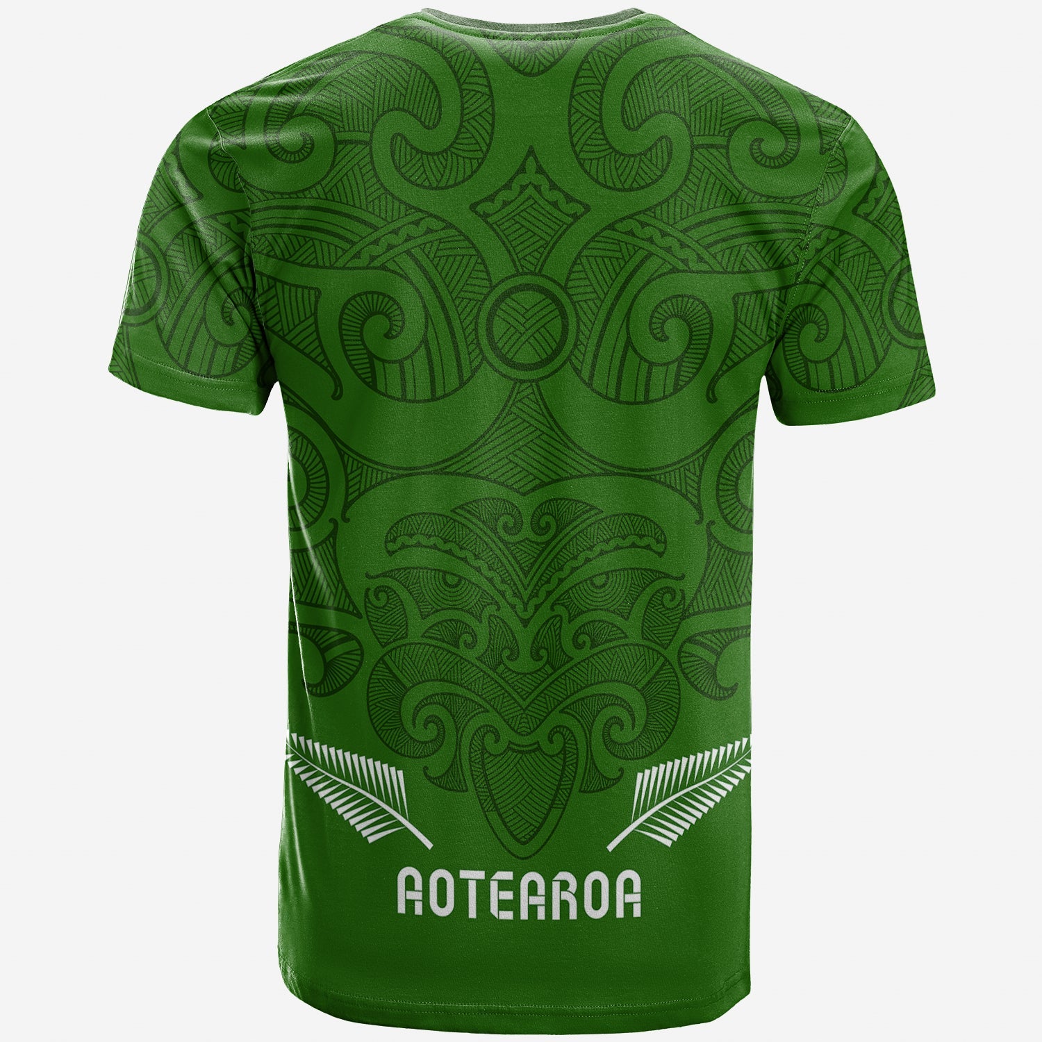 Maori 2021 T shirt - Green Aotearoa Tattoo - Vibe Hoodie Shop