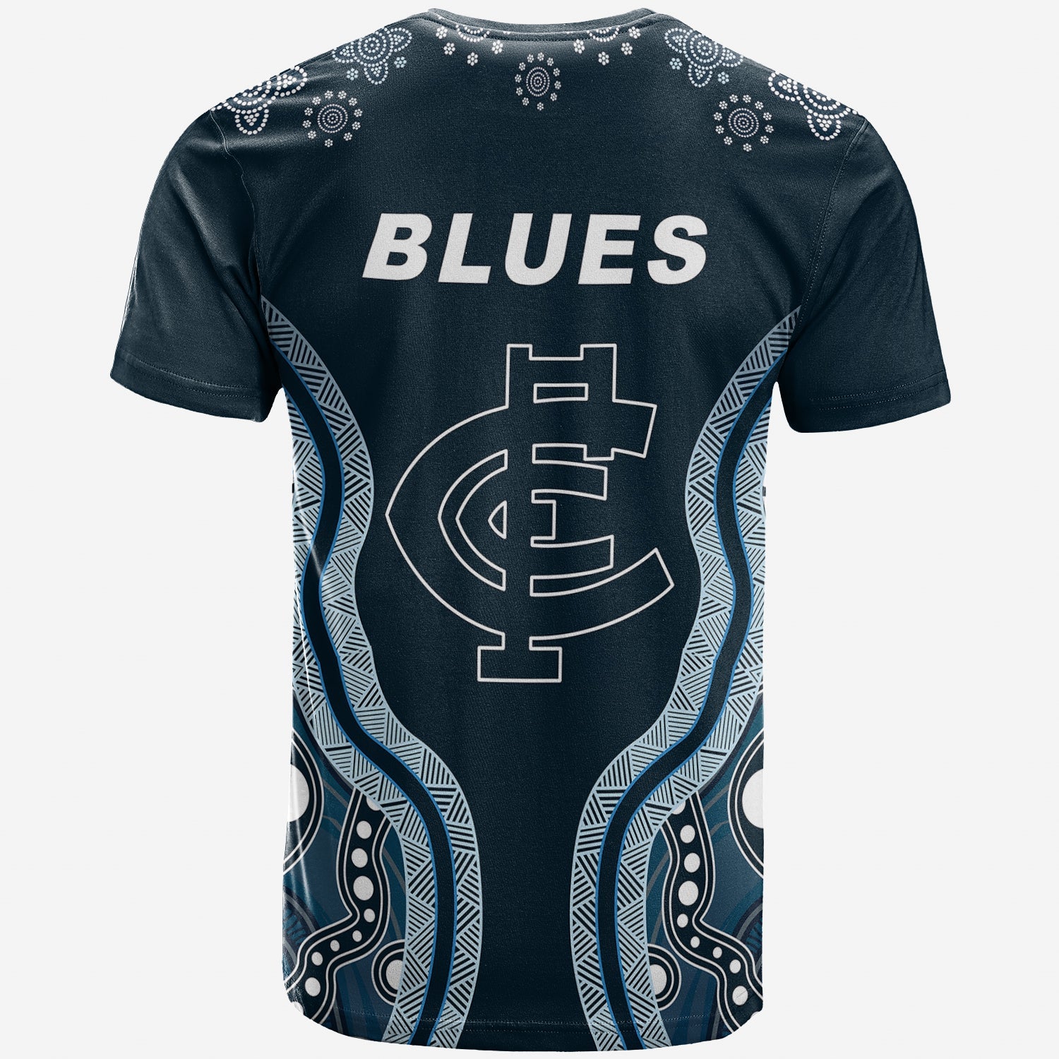 Go Blues T shirt Simple Indigenous - Vibe Hoodie Shop