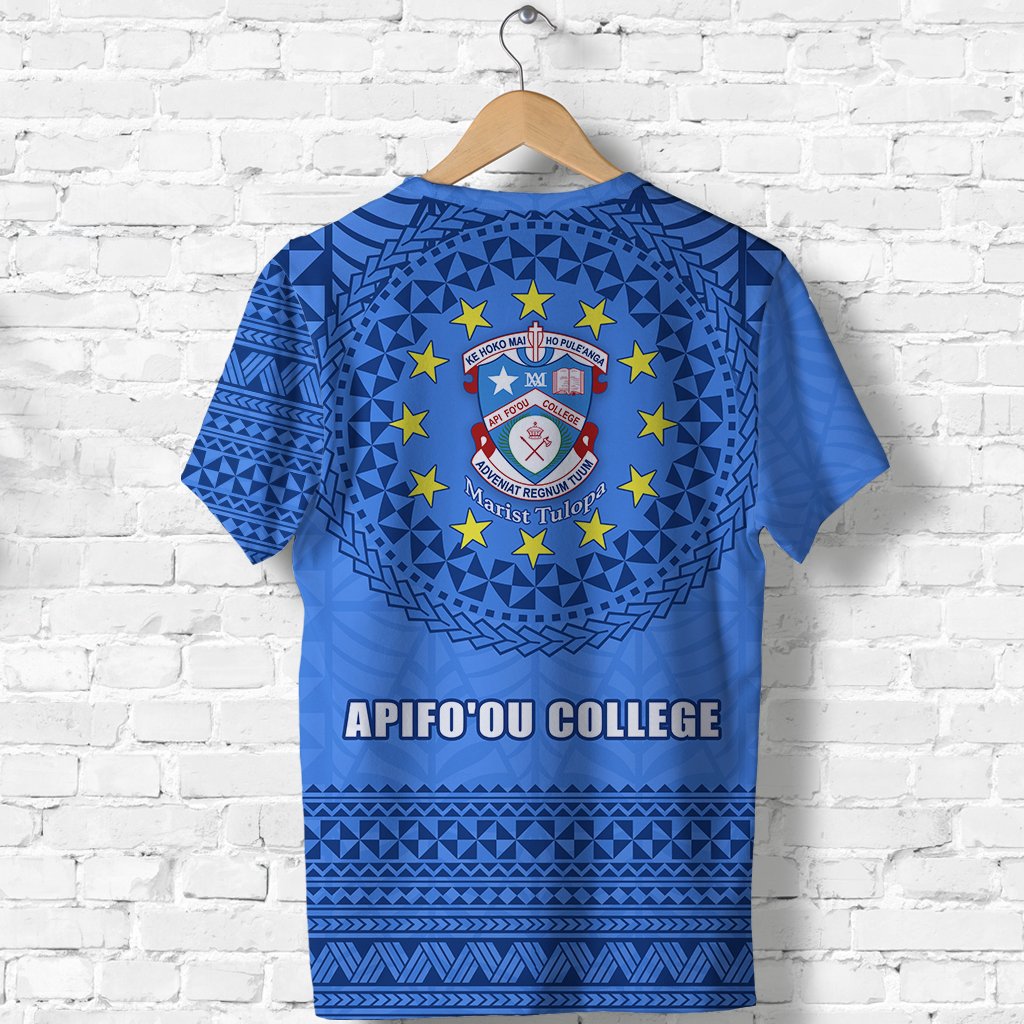 (Marist Tulopa) Apifoou Tonga College T shirt Blue - Vibe Hoodie Shop