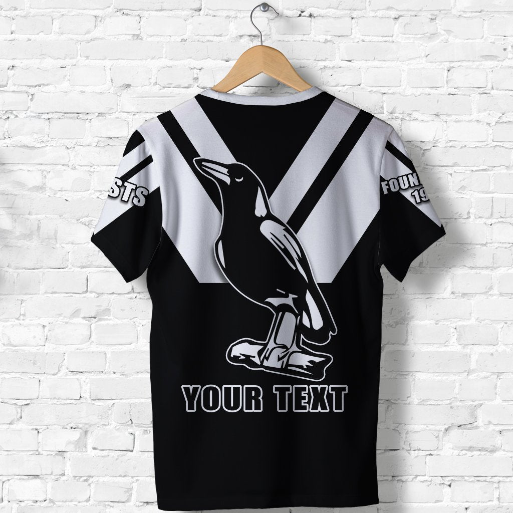 (Custom Personalised) Wests 1908 T shirt Western Suburbs Magpies - Vibe Hoodie Shop