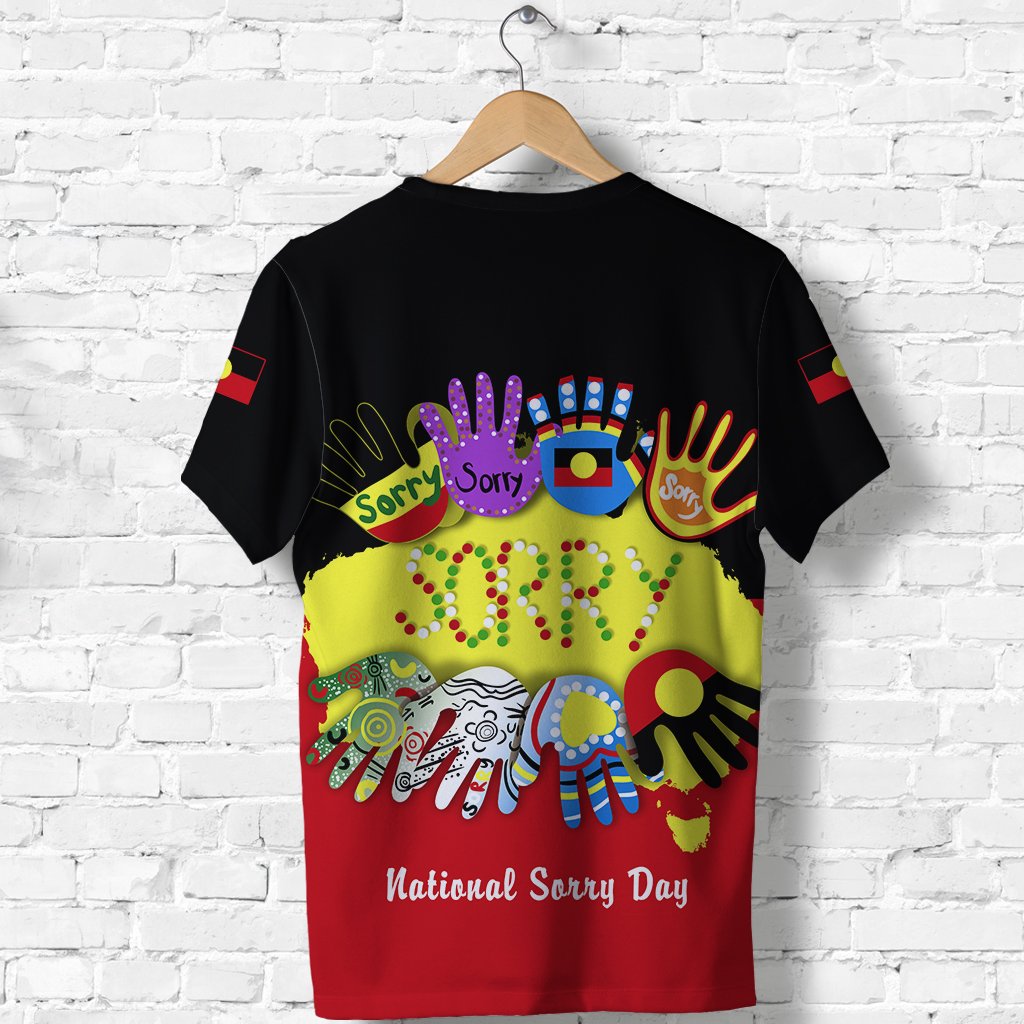 (Custom Personalised) National Sorry Day T shirt Version 01 - Australian Aboriginal - Vibe Hoodie Shop