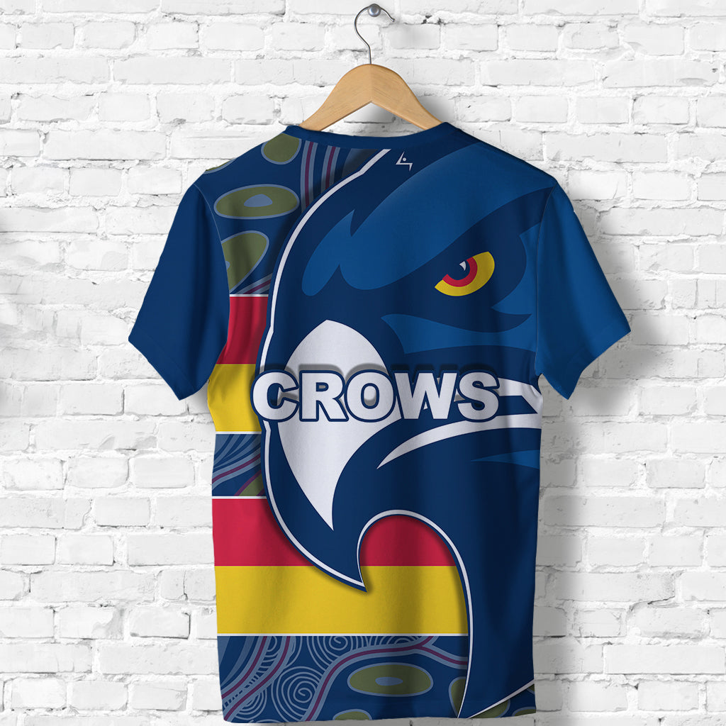 Crows Simple T shirt Adelaide Mix Indigenous - Vibe Hoodie Shop