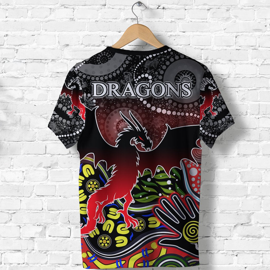 Color St. George Dragons T shirt NAIDOC Week - Vibe Hoodie Shop