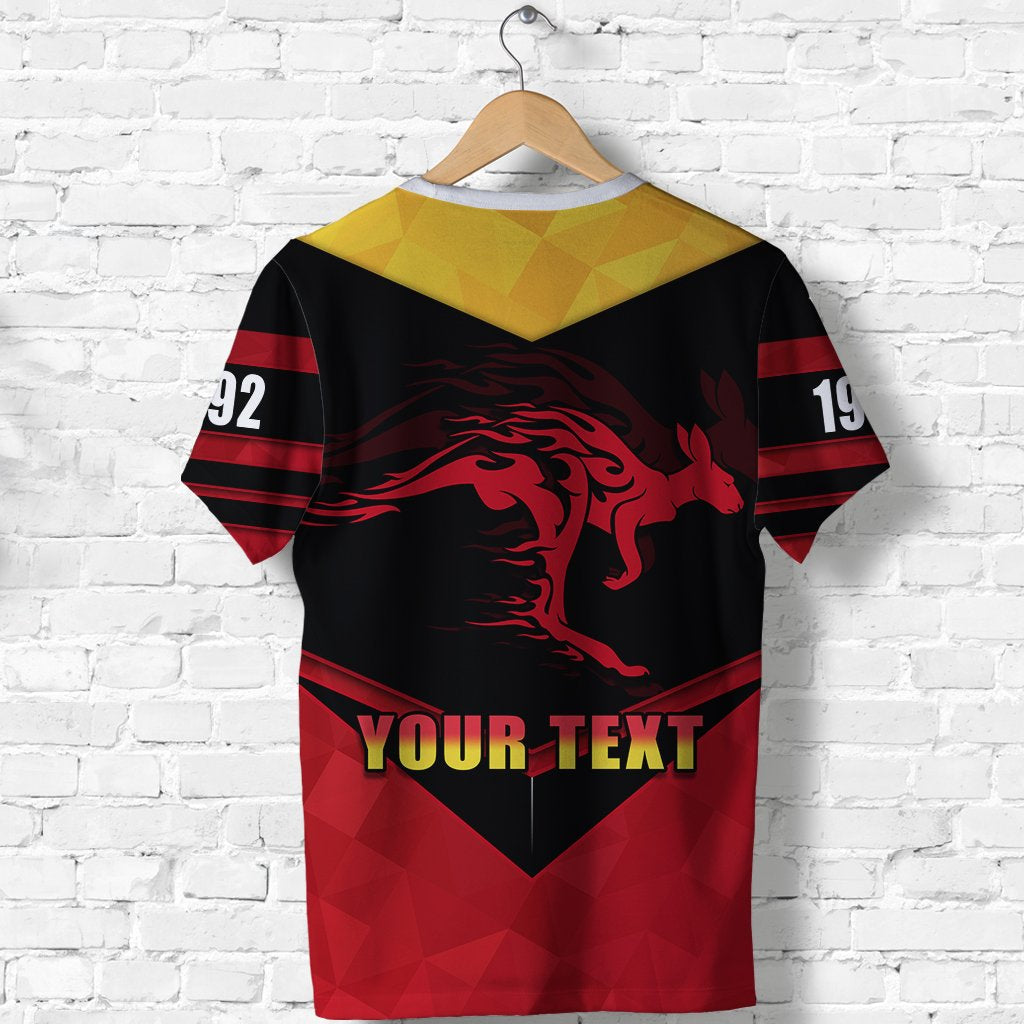 (Custom Personalised) WA Reds T shirt Red Kangaroos - Vibe Hoodie Shop