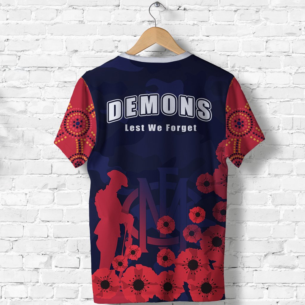 Demons ANZAC Day T shirt Melbourne - Vibe Hoodie Shop