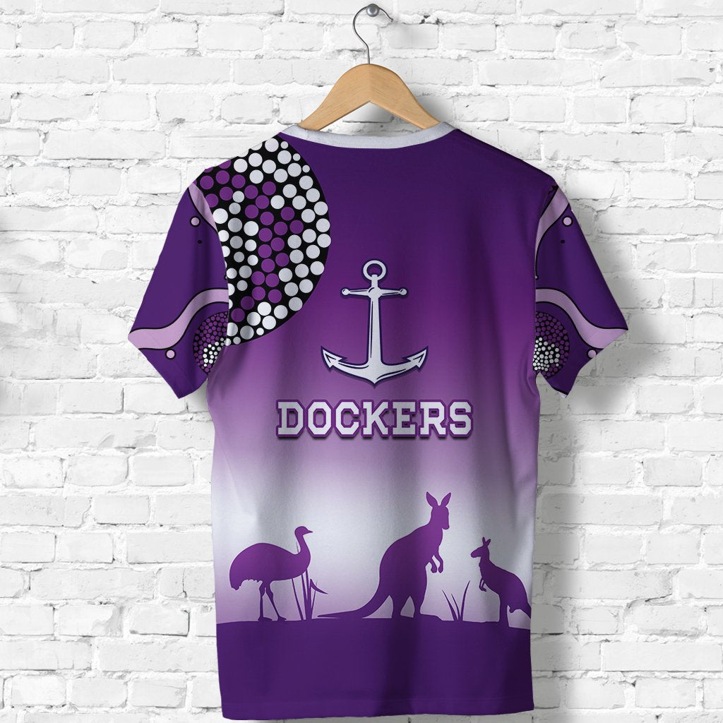 (Custom Personalised) Dockers T shirt Indigenous Fremantle - Freo - Vibe Hoodie Shop