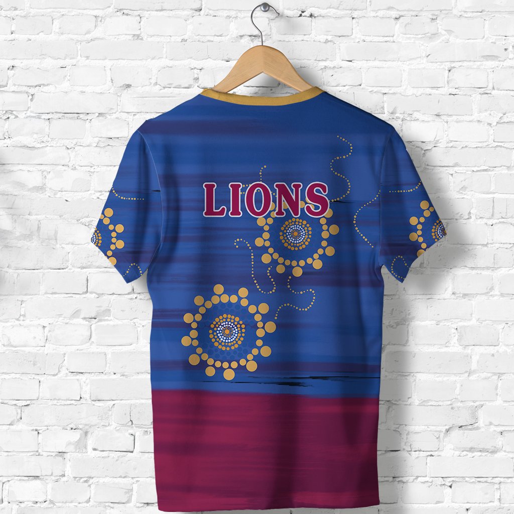 (Custom Personalised) Brisbane T shirt Proud Lions Simple - Vibe Hoodie Shop