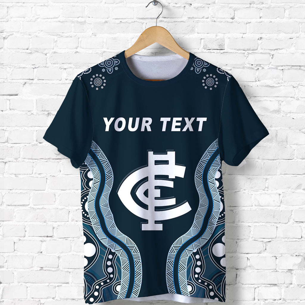 (Custom Personalised) Go Blues T shirt Simple Indigenous - Vibe Hoodie Shop