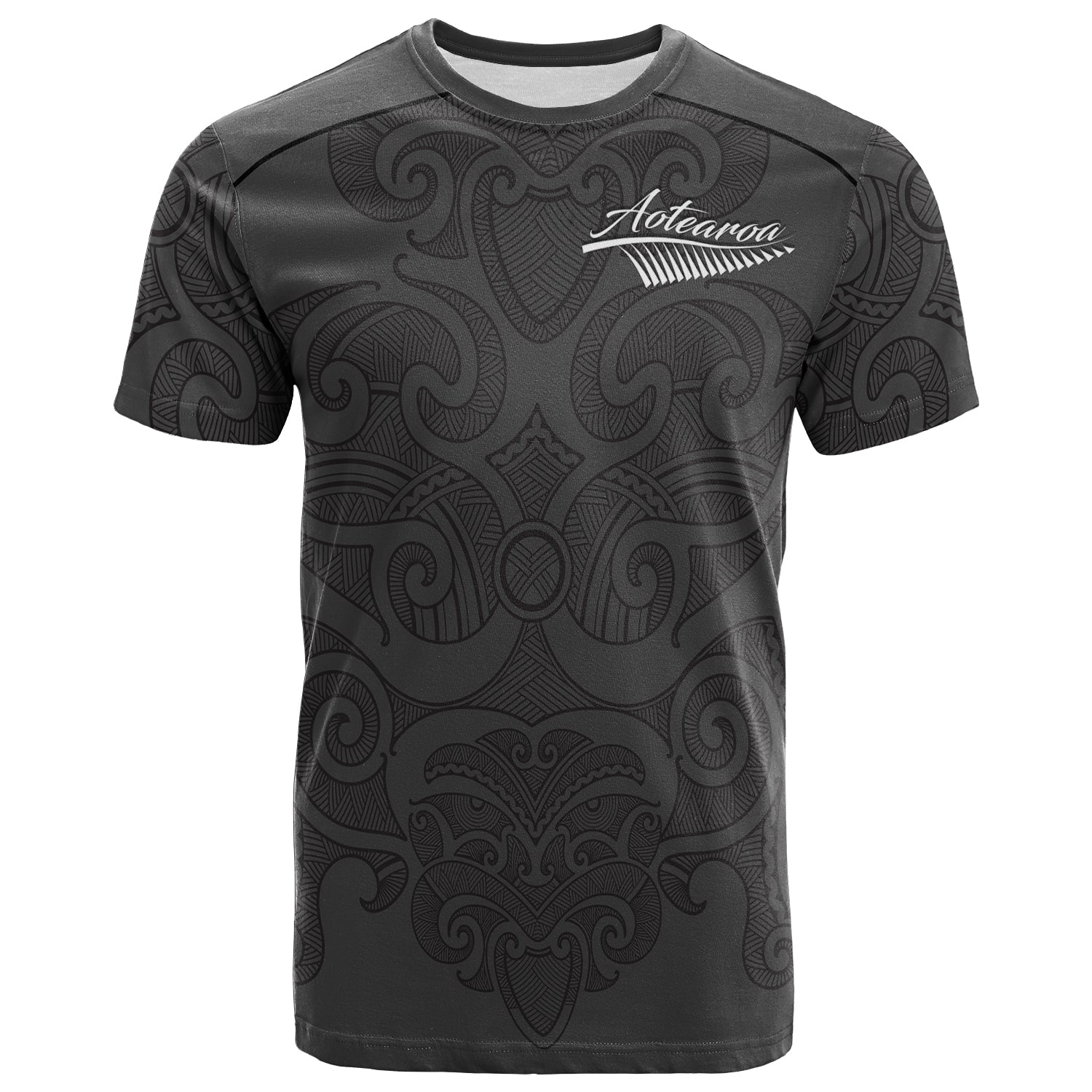 (Custom Personalised) Maori 2021 T shirt - Aotearoa Tattoo - Custom Text and Number - Vibe Hoodie Shop