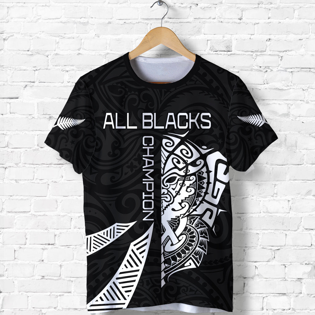New Zealand Rugby T shirt Haka All Black mix Ta Moko - Vibe Hoodie Shop