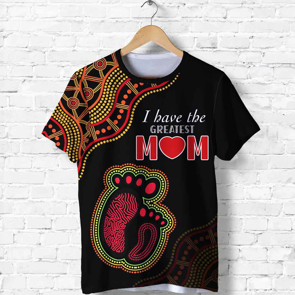 Australia Mother Day Aboriginal T shirt The Greatest MOM - Vibe Hoodie Shop