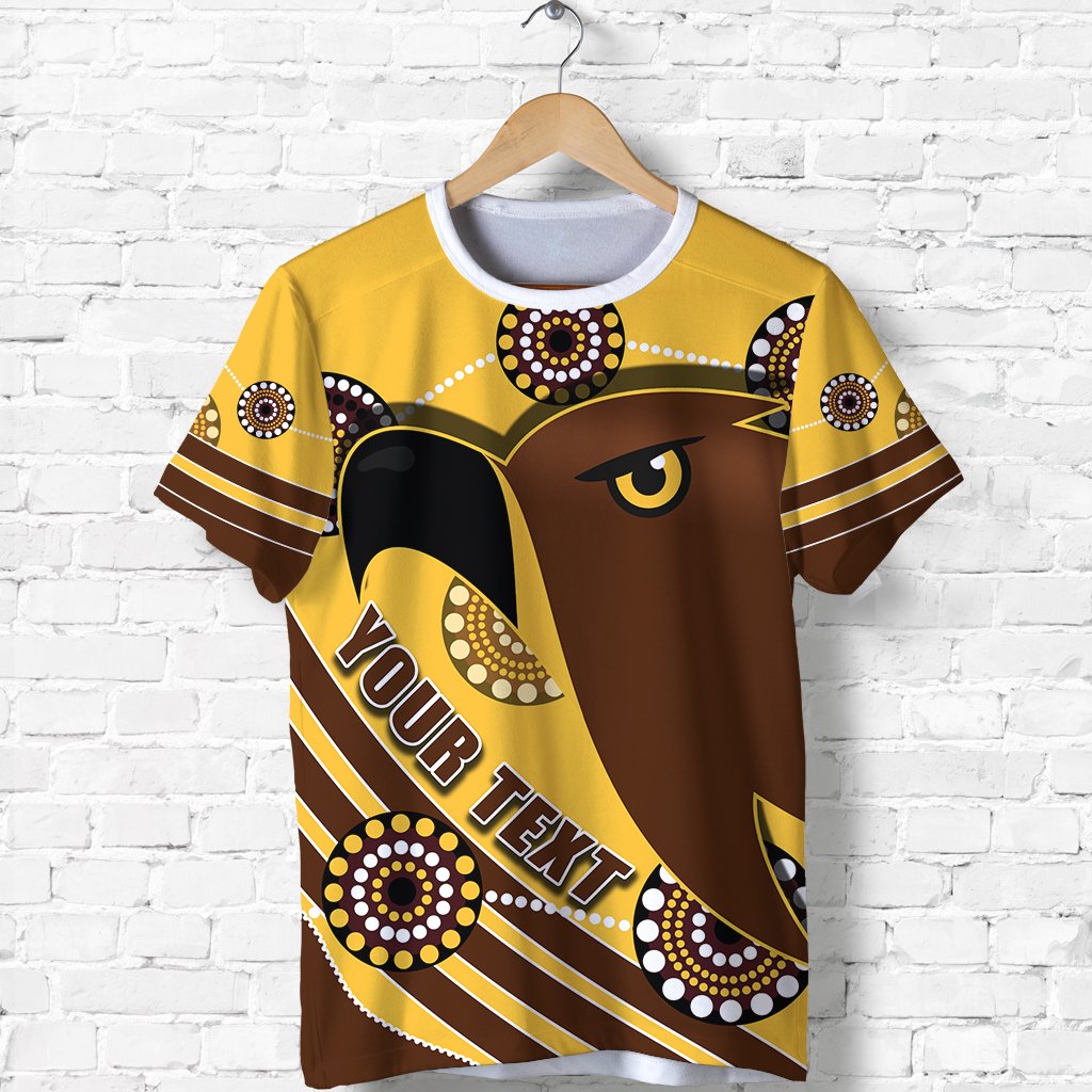 (Custom Personalised) Pride Hawks T shirt Hawthorn Indigenous - Vibe Hoodie Shop