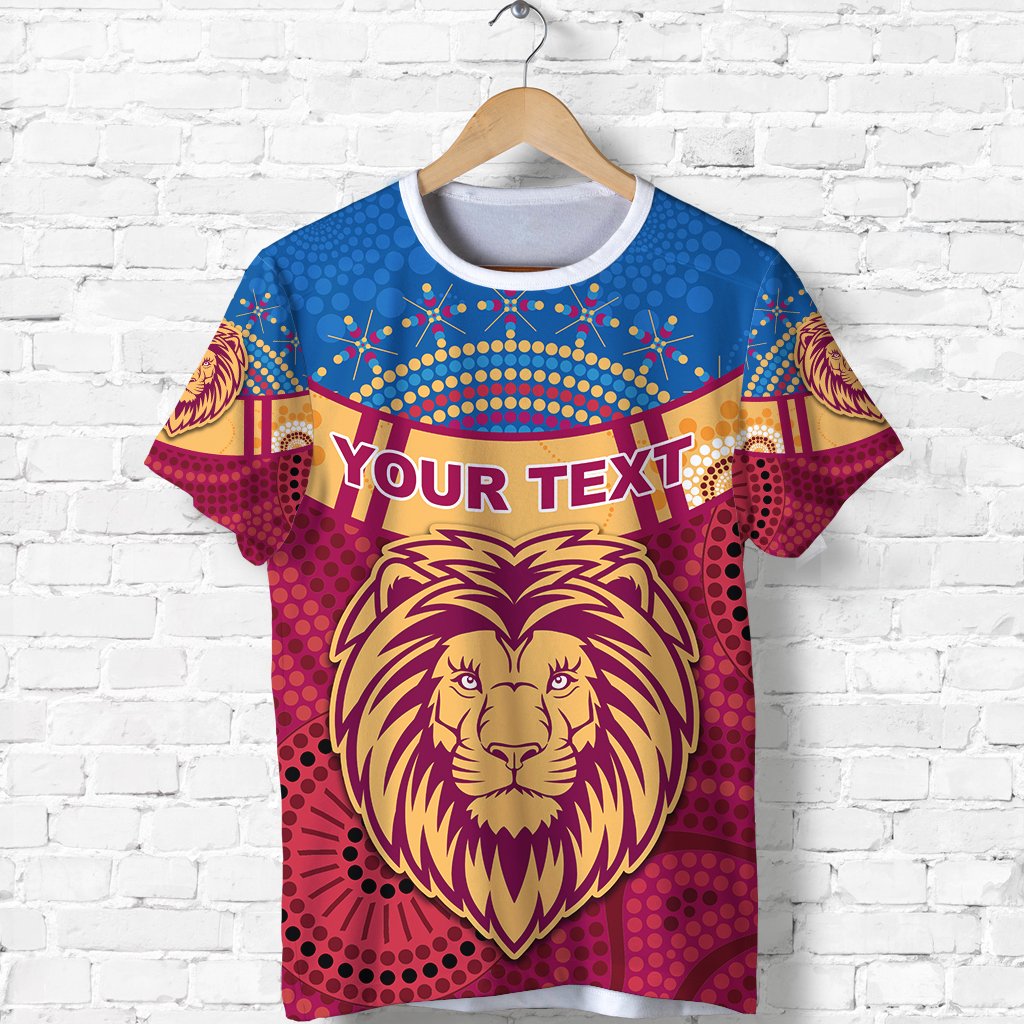 (Custom Personalised) Brisbane T shirt Proud Lions - Vibe Hoodie Shop