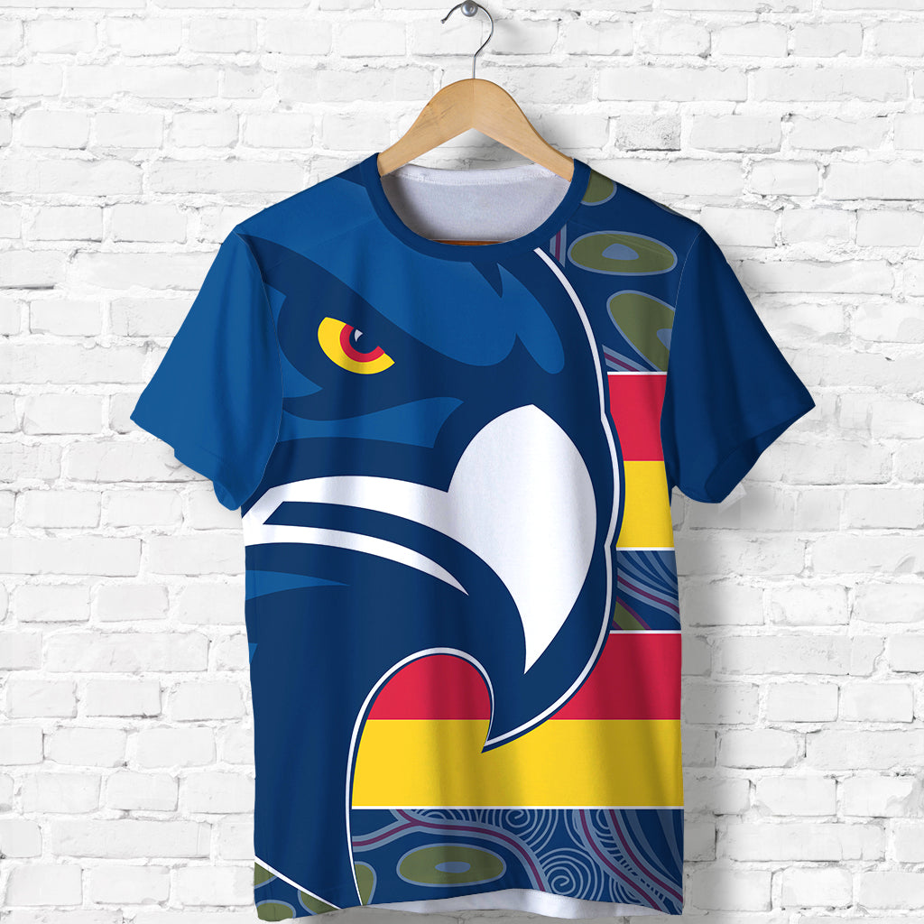 Crows Simple T shirt Adelaide Mix Indigenous - Vibe Hoodie Shop