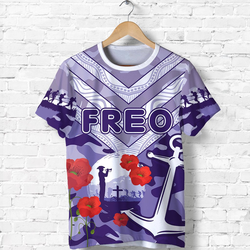 Freo ANZAC Day T shirt Fremantle - Vibe Hoodie Shop