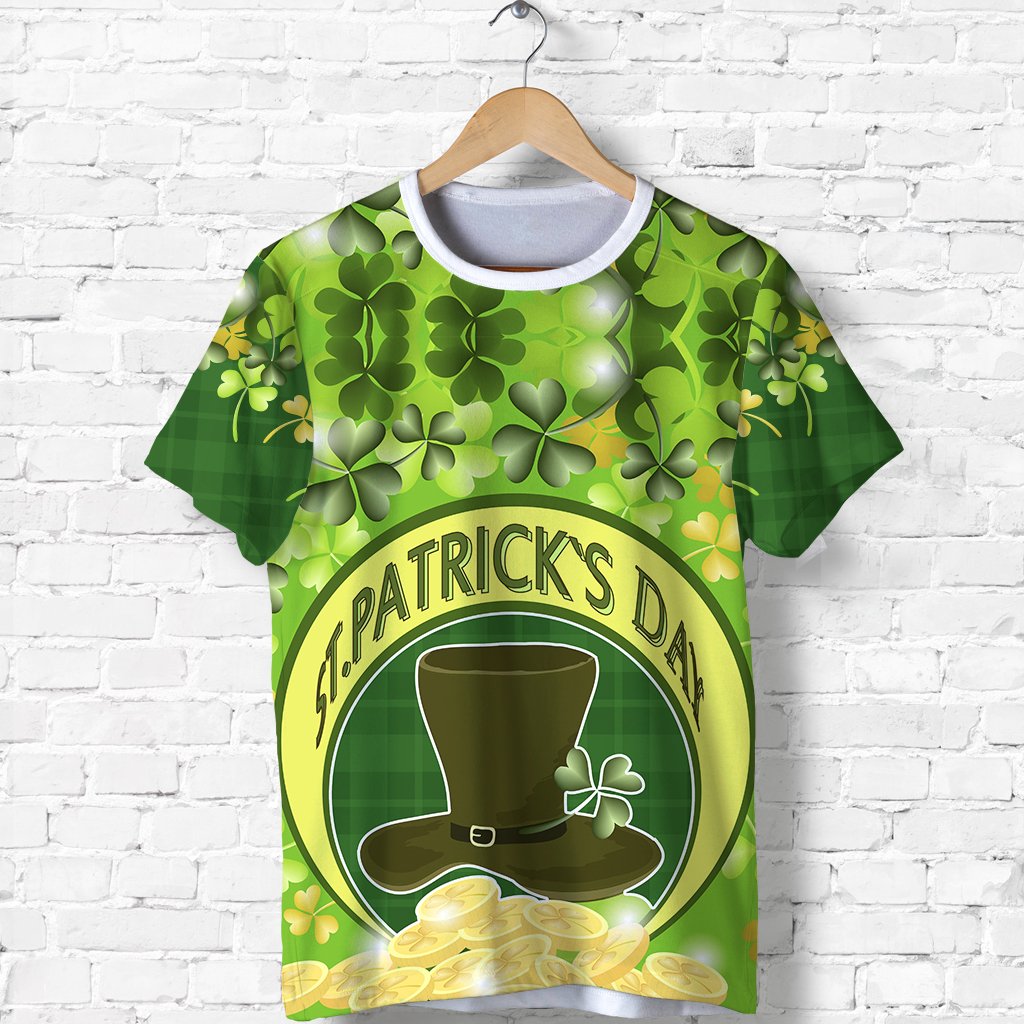 (Custom Personalised) St. Patrick's Day T shirt Shamrock - Vibe Hoodie Shop