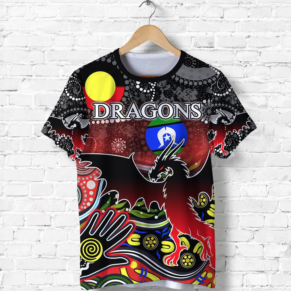 Color St. George Dragons T shirt NAIDOC Week - Vibe Hoodie Shop