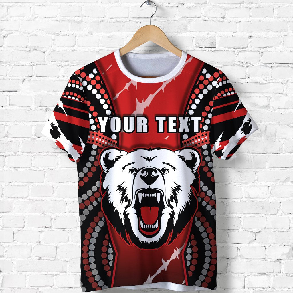 (Custom Personalised) Indigenous Bears T shirt North Sydney Bring Back - Vibe Hoodie Shop