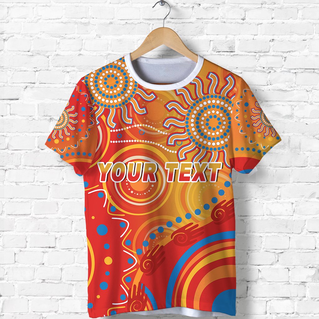 (Custom Personalised) Suns T shirt Sun Indigenous Gold Coast - Vibe Hoodie Shop