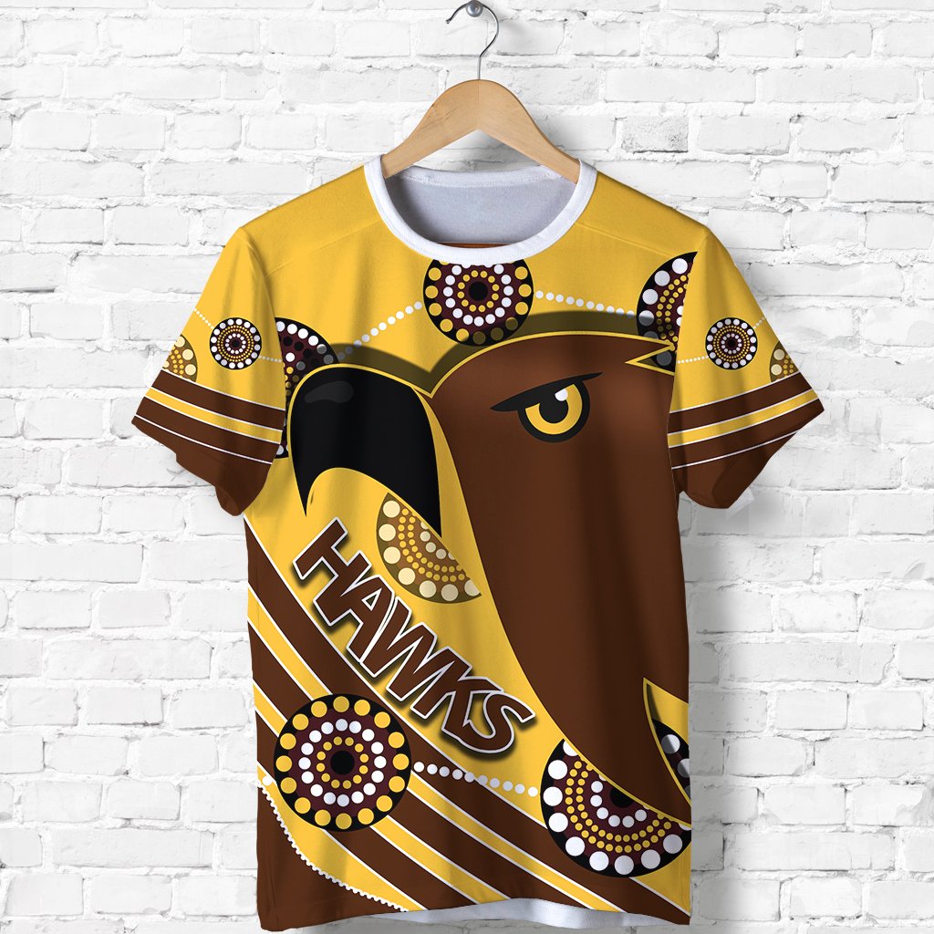 Pride Hawks T shirt Hawthorn Indigenous - Vibe Hoodie Shop