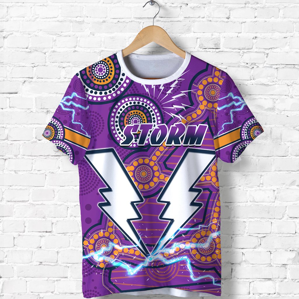 Storm T shirt Melbourne Indigenous Thunder - Vibe Hoodie Shop