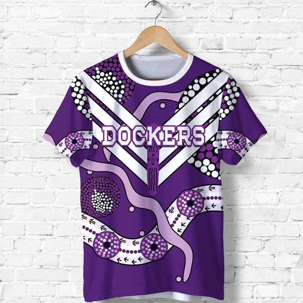 Dockers T shirt Indigenous Fremantle - Freo - Vibe Hoodie Shop