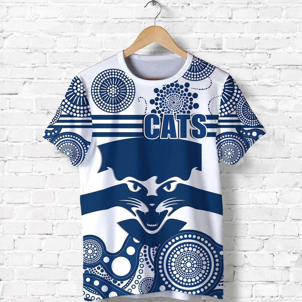 Cats T shirt Geelong Indigenous - Vibe Hoodie Shop