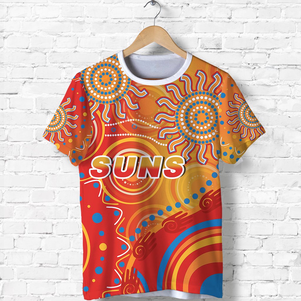 Suns T shirt Sun Indigenous Gold Coast - Vibe Hoodie Shop