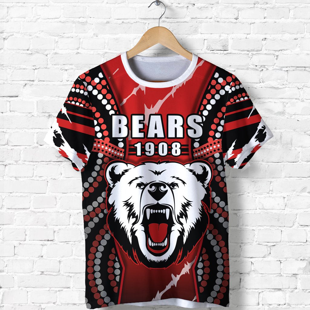 Indigenous Bears T shirt North Sydney Bring Back - Vibe Hoodie Shop