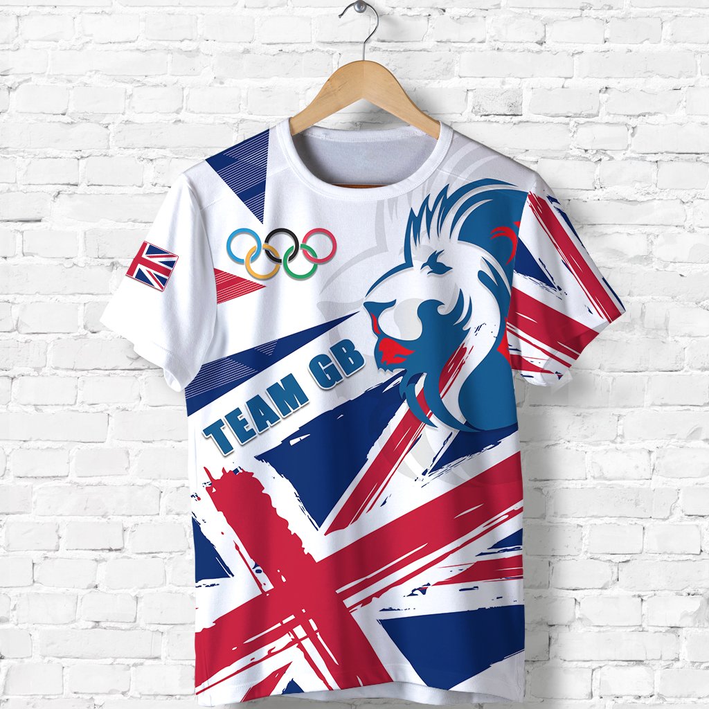 Team GB Sport T shirt Lion Unify - Vibe Hoodie Shop