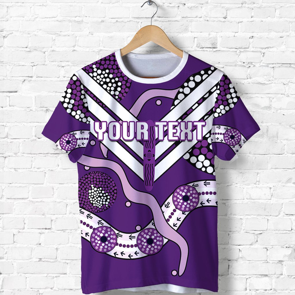 (Custom Personalised) Dockers T shirt Indigenous Fremantle - Freo - Vibe Hoodie Shop