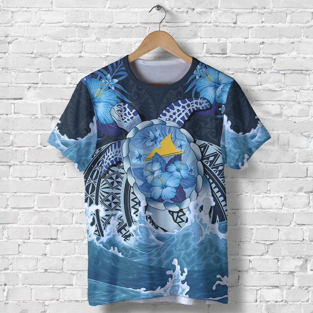 Tokelau Polynesian Sea Turtle Hibiscus T shirt - Vibe Hoodie Shop