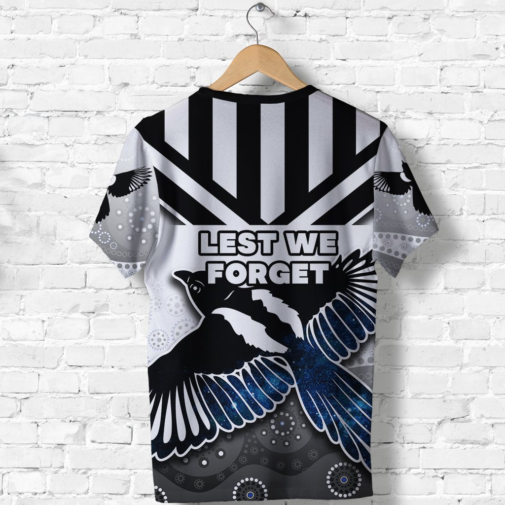 Magpies T shirt Collingwood ANZAC Day Special Version - Vibe Hoodie Shop