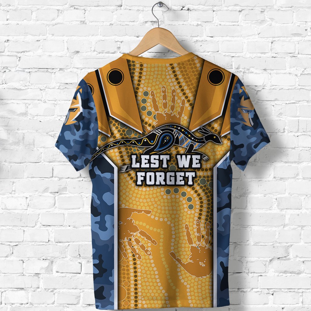 Titans T shirt Gold Coast ANZAC Day Armor Version - Vibe Hoodie Shop