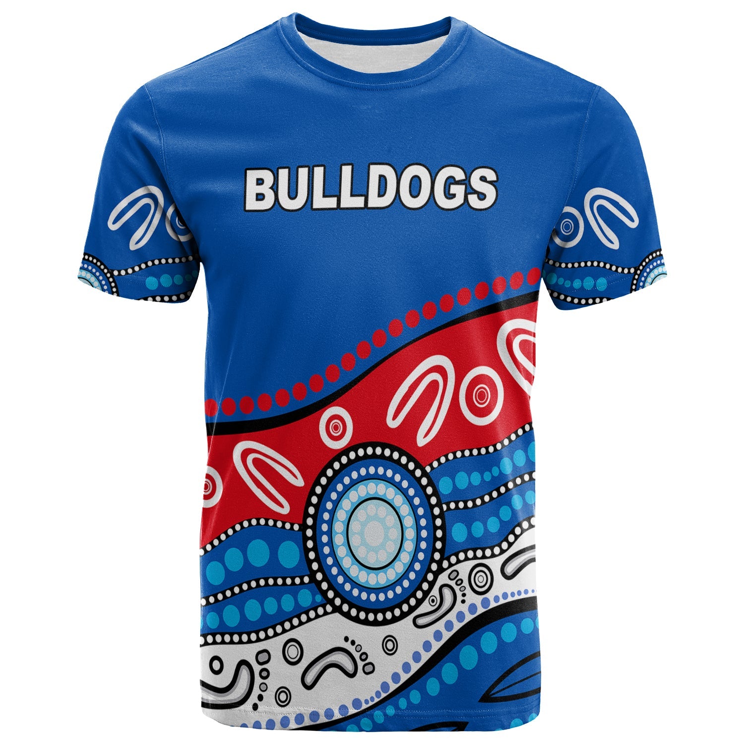 Bulldogs Indigenous T shirt Western - Vibe Hoodie Shop